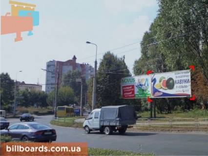 Білборд, Бігборд (Борд)  A у Тернополі пр. Злуки - вул. Тарнавського, праворуч Фото 1